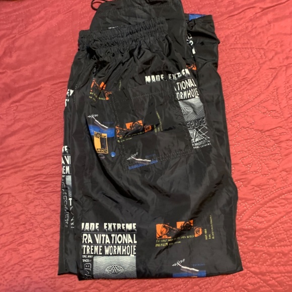 Letter Graphic Drawstring Pants - Picture 3 of 11